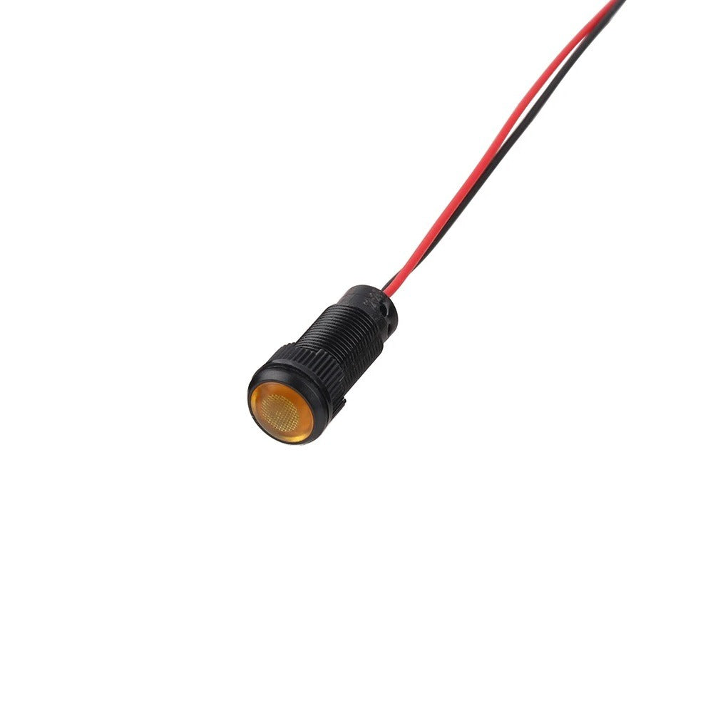 Mini LED indicatielampje - Oranje - 12mm - 12/24V Mini LED indicatielampje - Oranje - 12mm - 12/24V